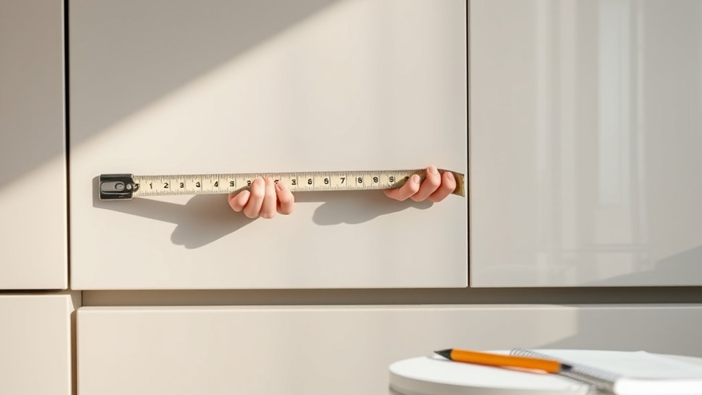 accurate cabinet measurement recording