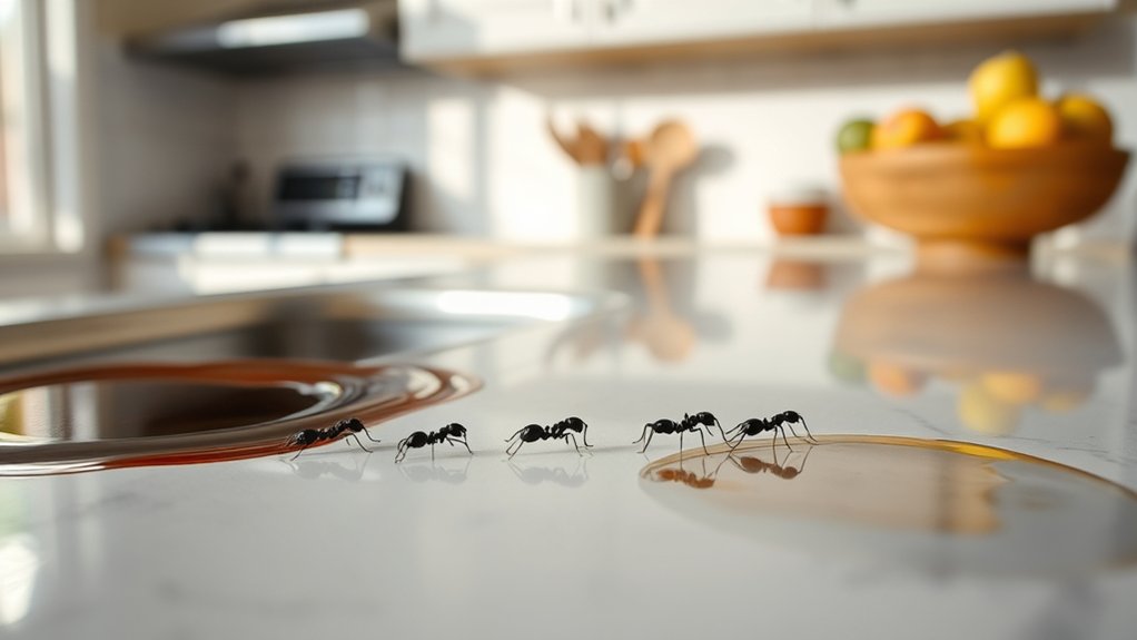 ants forage for food