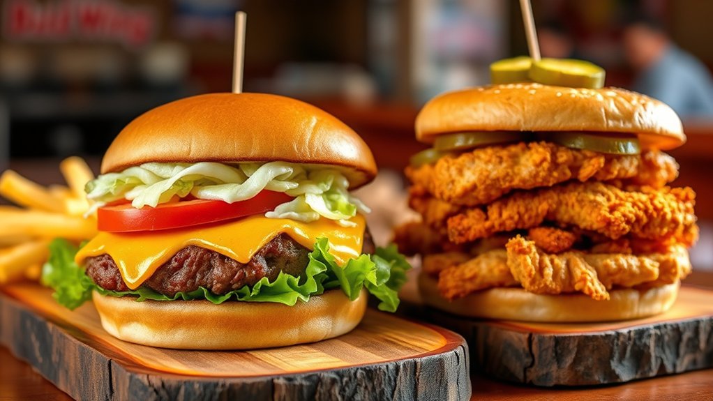 bold flavorful burger options