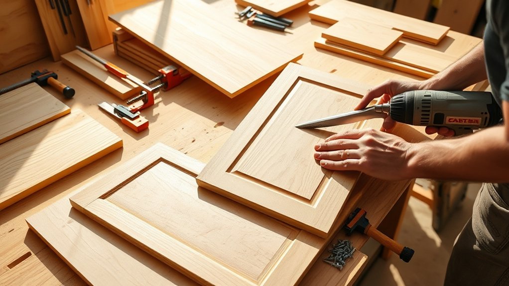 building kitchen cabinets easily