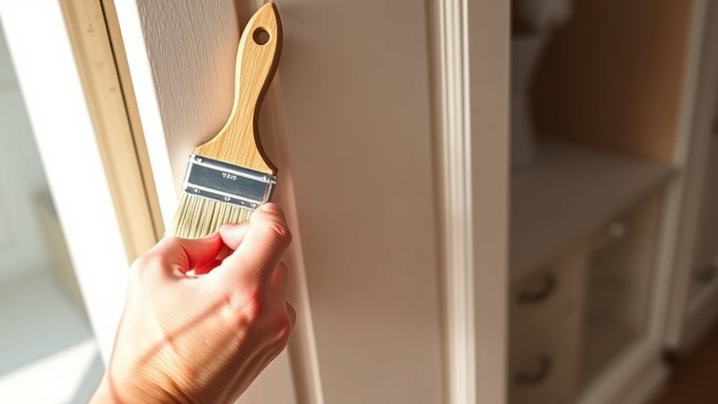 careful layered paint application