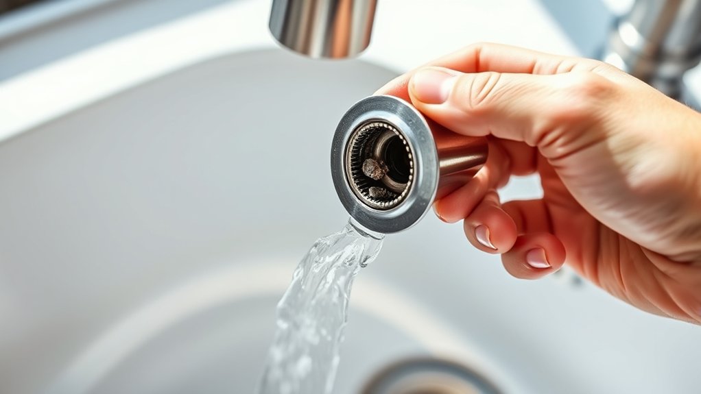 check faucet for clogs