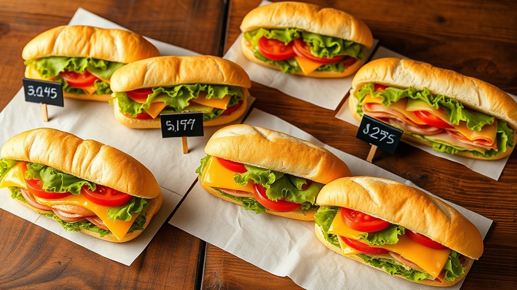 classic subs with fresh ingredients