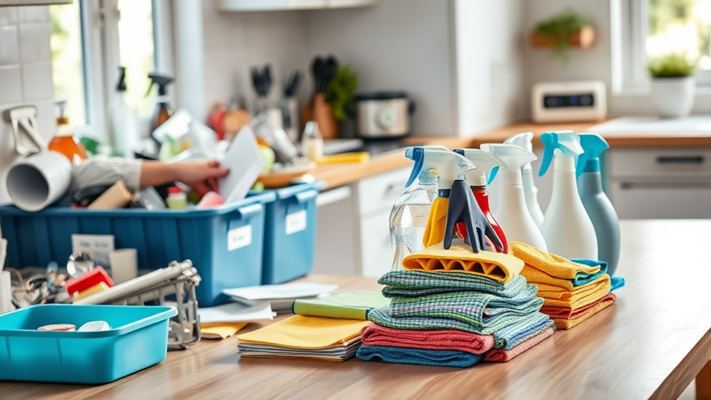 clear organize donate gather