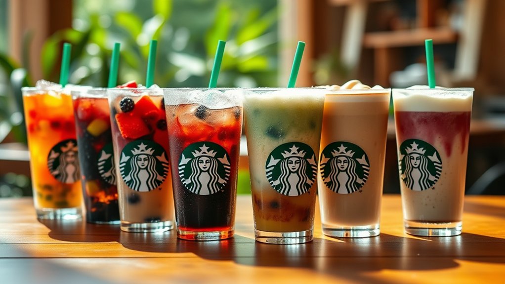 cold energizing starbucks drinks