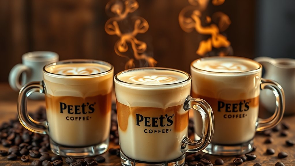 creamy bold artisan crafted lattes