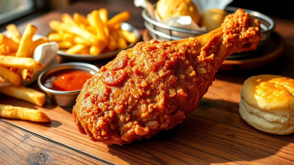 crispy cajun seasoned chicken