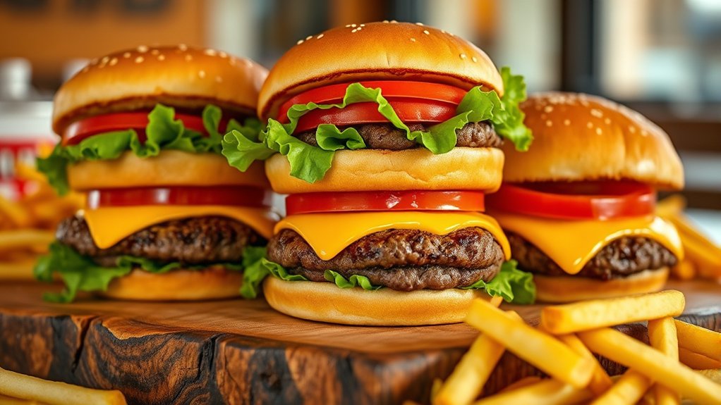 customizable juicy burger options