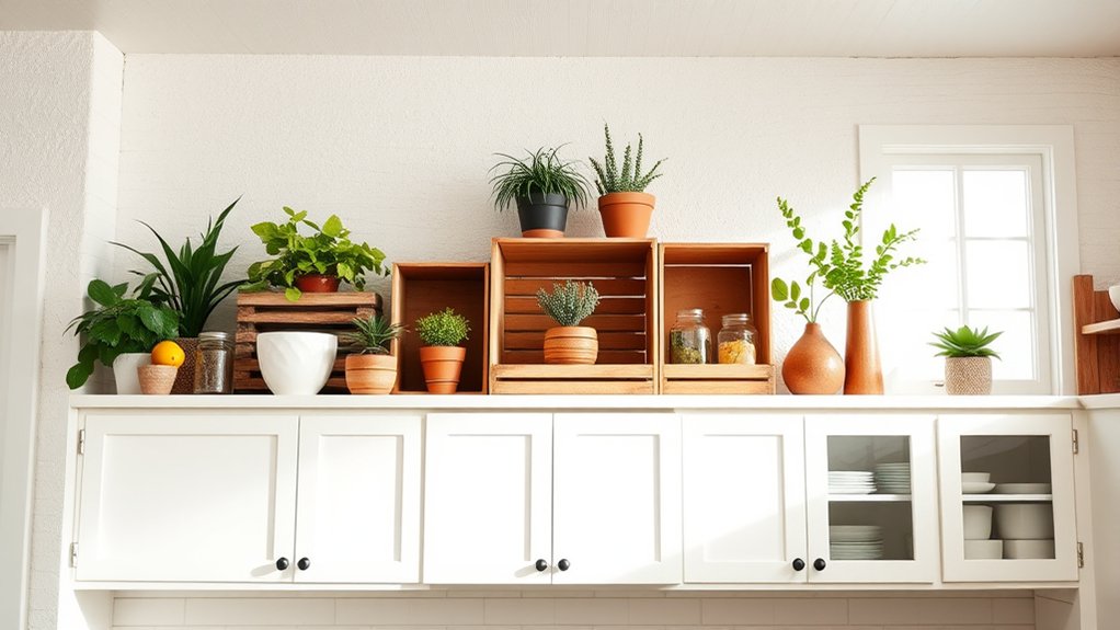 decorate cabinets with purpose
