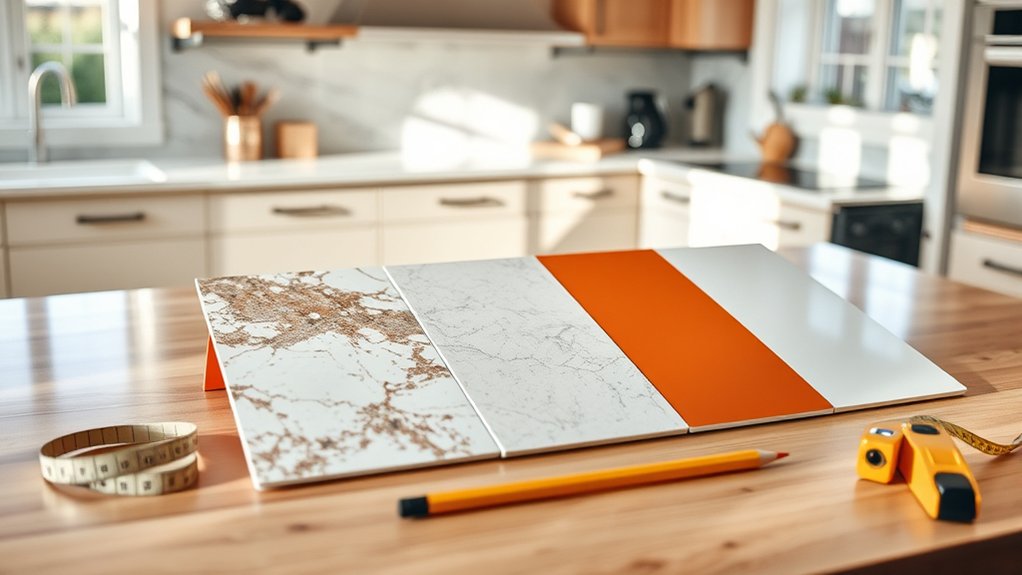 durable low maintenance countertop options