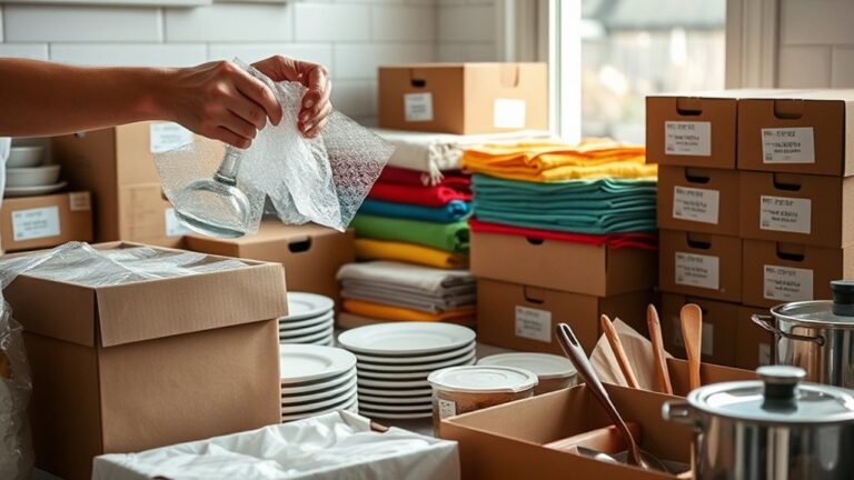 efficient kitchen packing tips