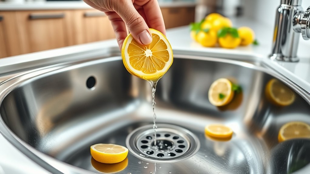 eliminate sink odor fast