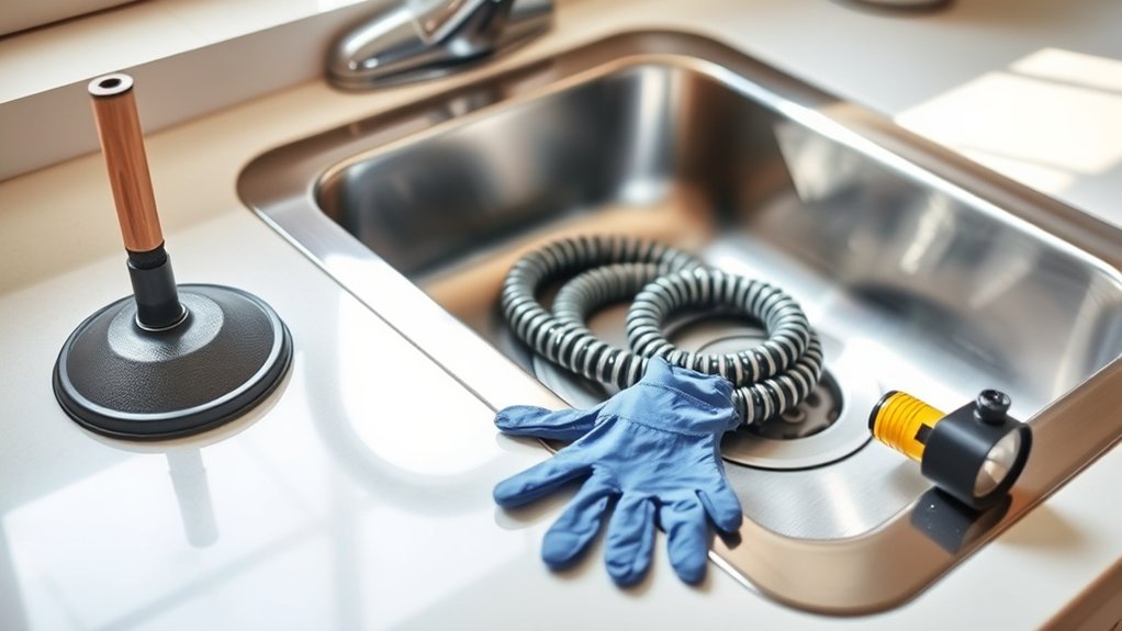 essential tools for unclogging