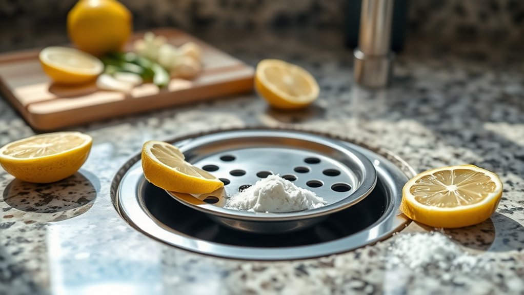 food debris causes odors