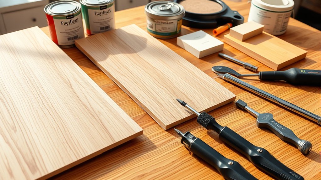 gather tools and materials