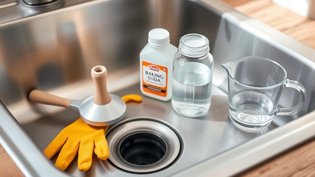 gather tools and organize supplies