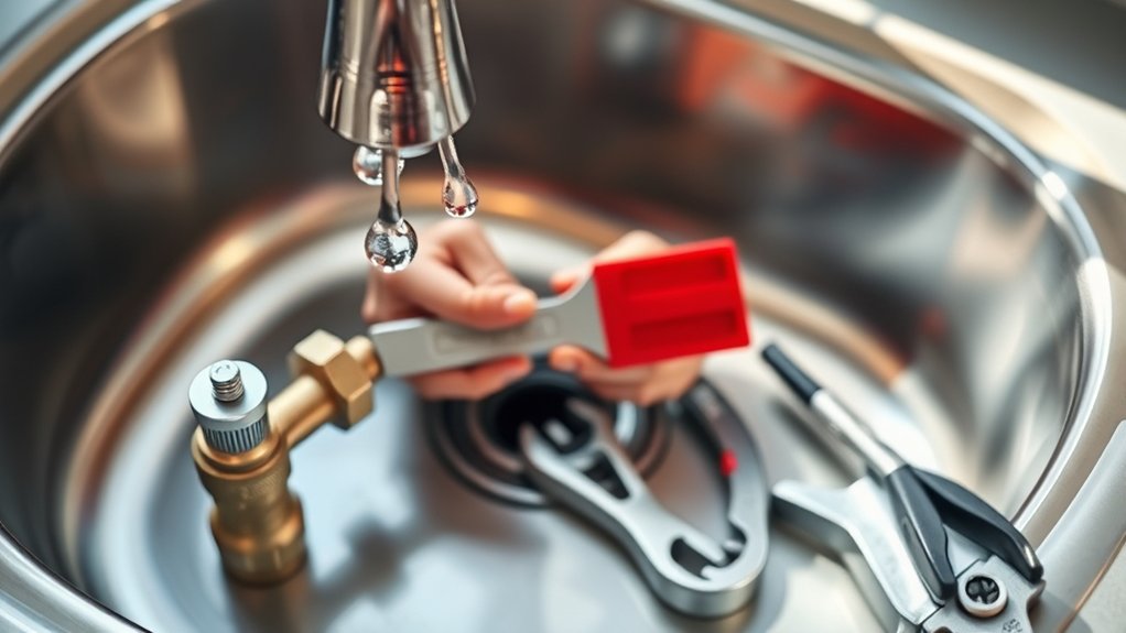 gather tools and shut water