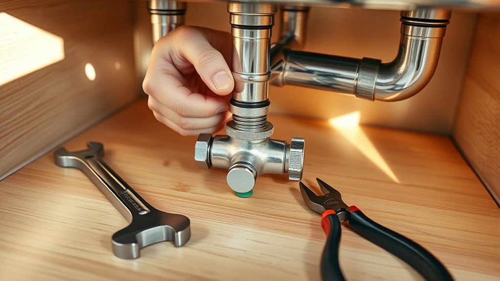 gather tools and shut water