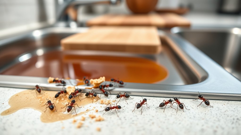 identify ants by behavior