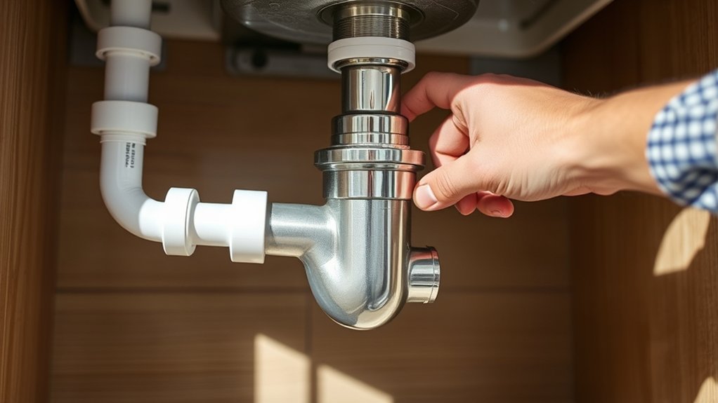 install sink drain properly