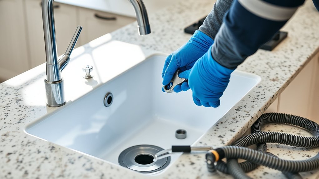 installing kitchen faucet steps
