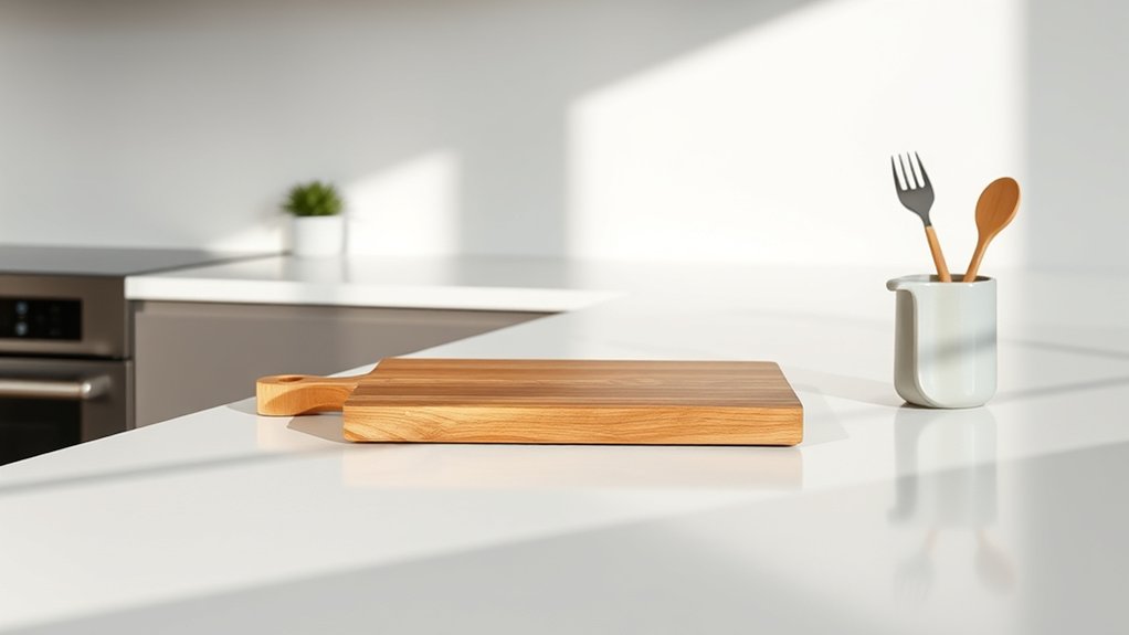 keep countertops minimalist organized