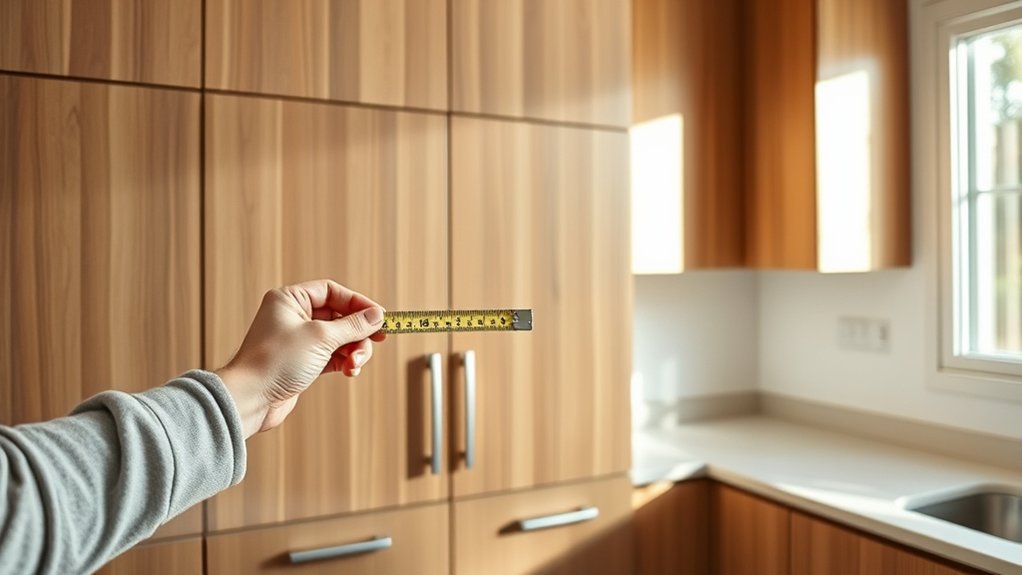 measuring kitchen cabinet dimensions
