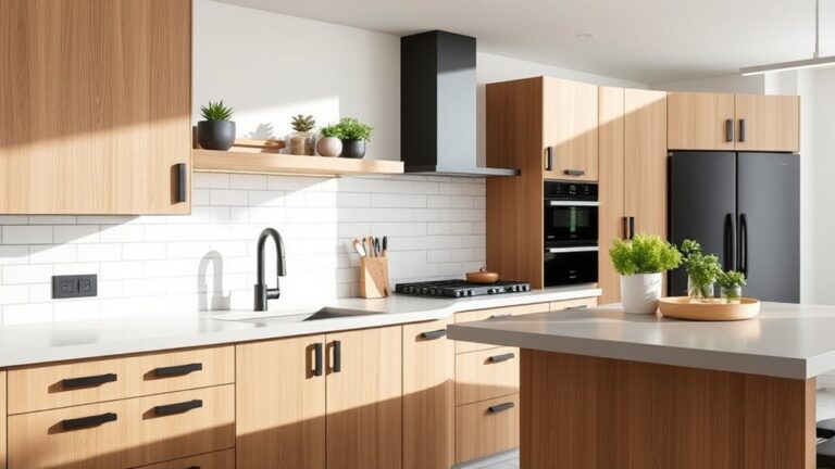 modern oak cabinet tips