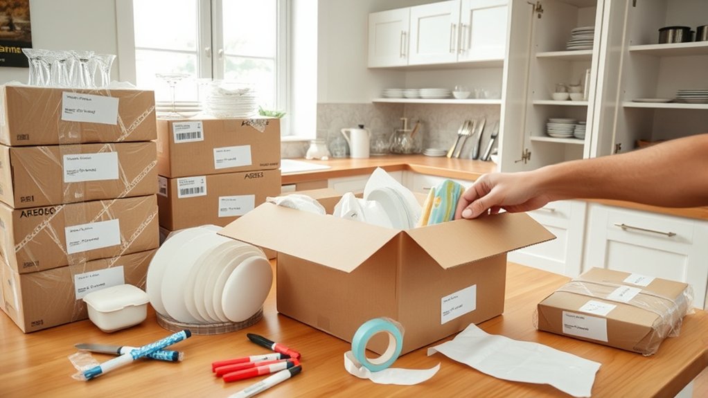 organize protect label pack