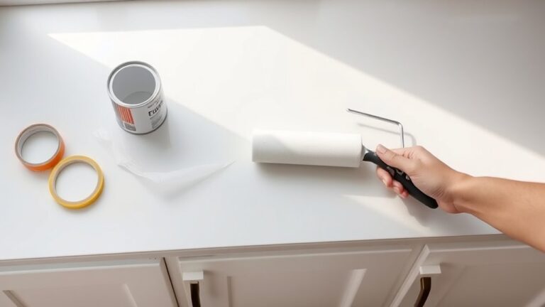 painting kitchen countertops easily