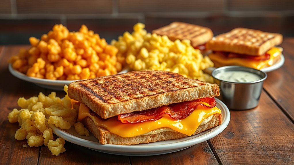 popular breakfast menu items