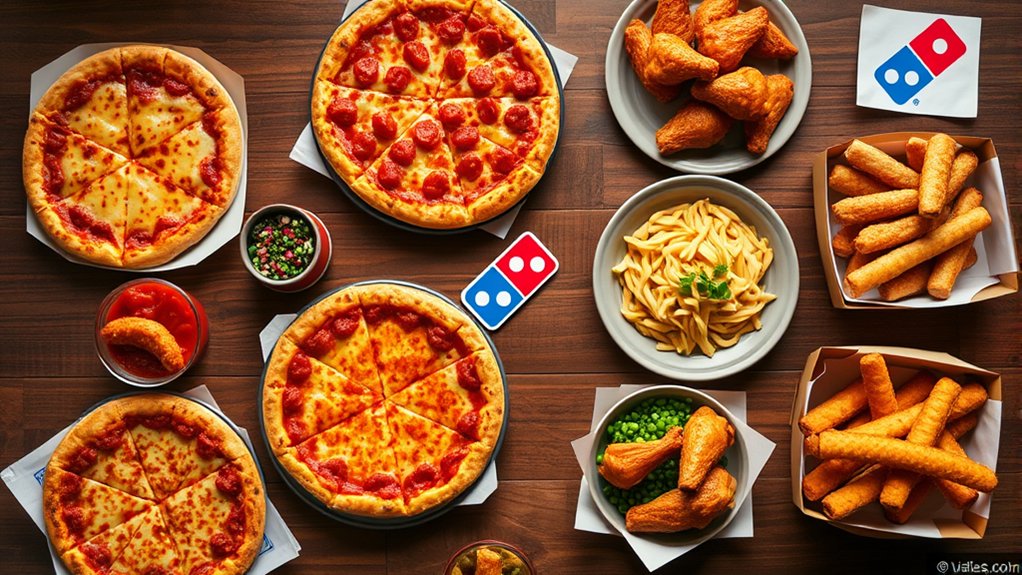 popular domino menu items