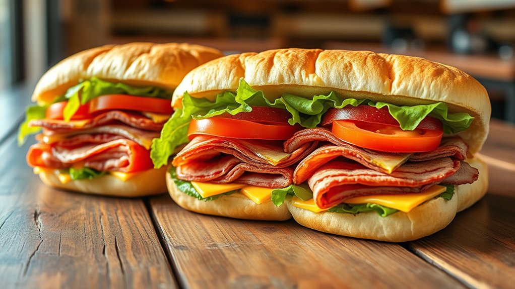 popular hearty customizable sandwiches