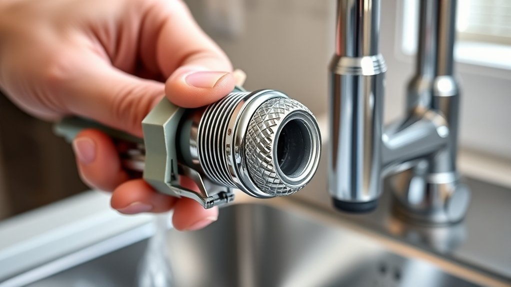 How to Remove an Aerator From Kitchen Faucet