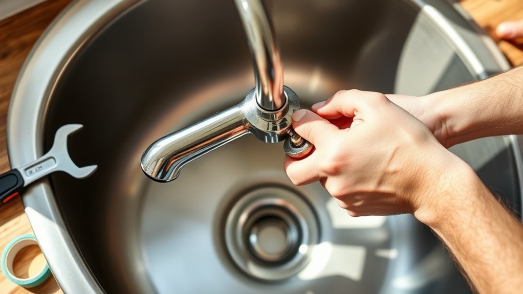 remove kitchen faucet easily