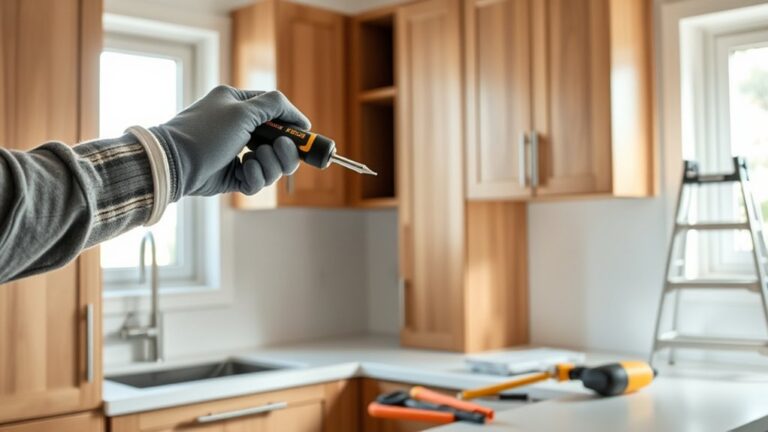 removing kitchen cabinets efficiently