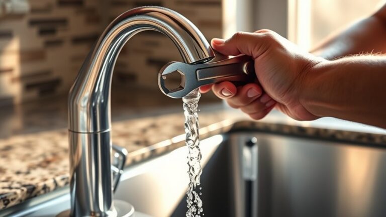 repairing a dripping faucet