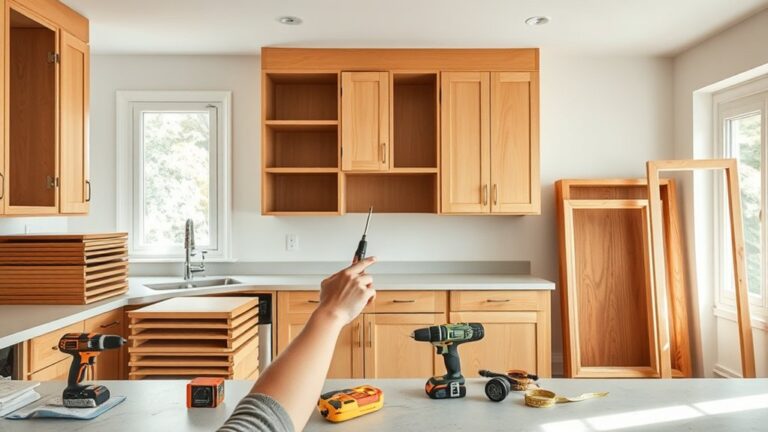 replacing kitchen cabinets easily
