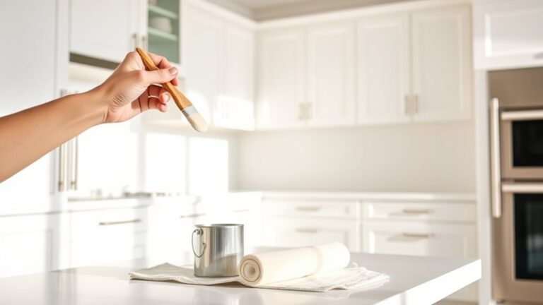 sanding free kitchen cabinet painting