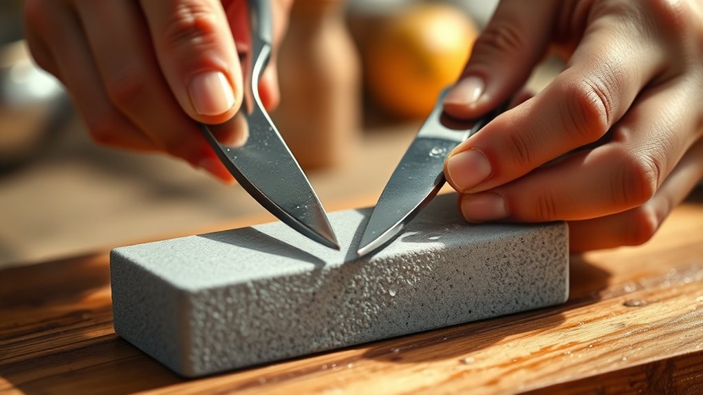 sharpen blades with precision