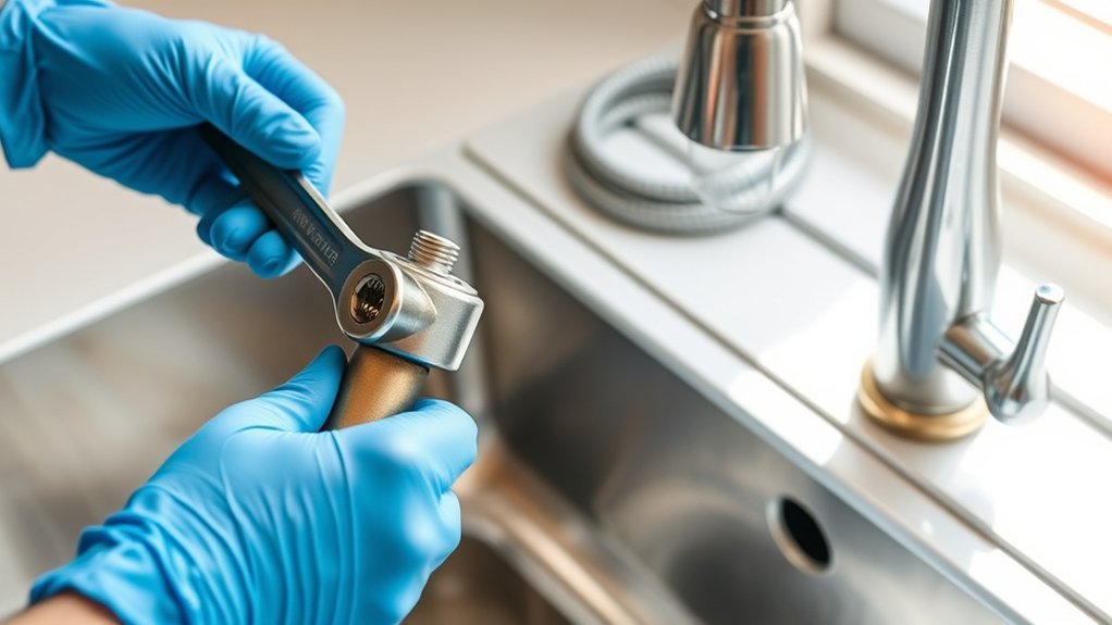 simple kitchen faucet replacement