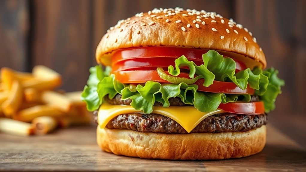 smoky juicy flavorful burger