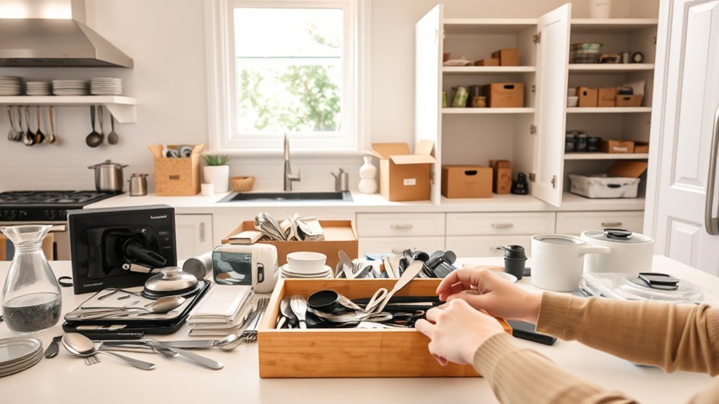 sort declutter organize prep