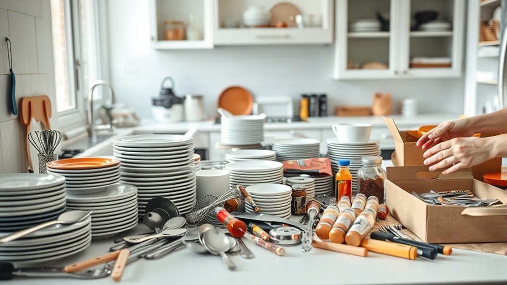 sort declutter organize simplify