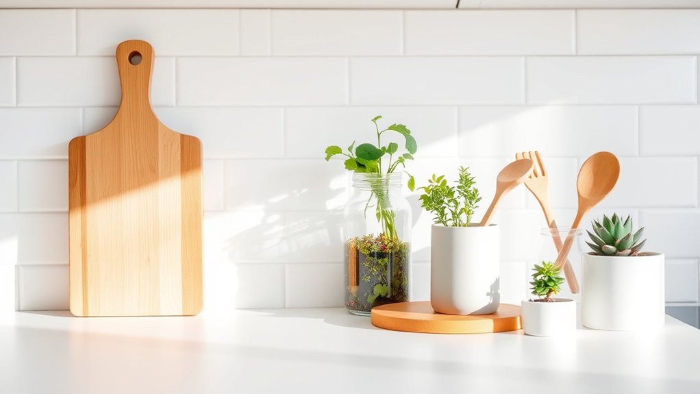 styleful functional countertop decor