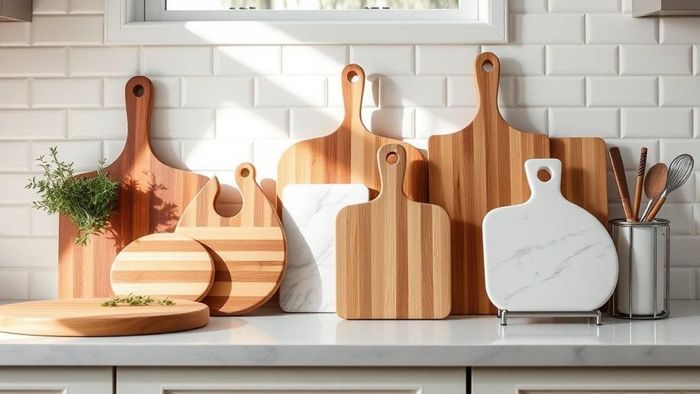 stylish kitchen counter display