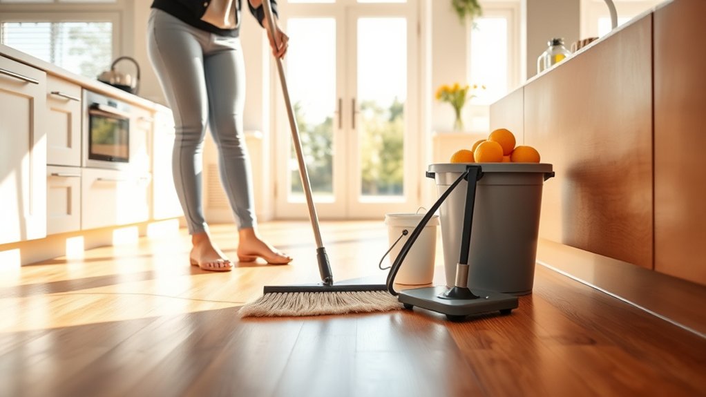 sweep mop organize refresh