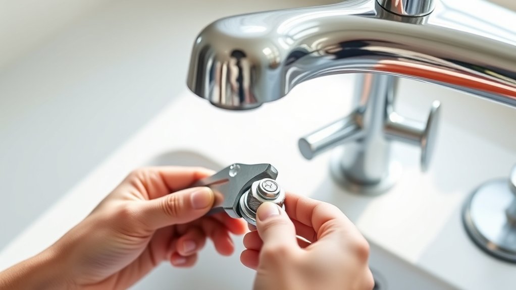 tighten faucet loose parts