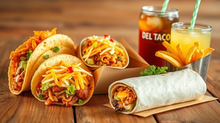 top five del taco dishes