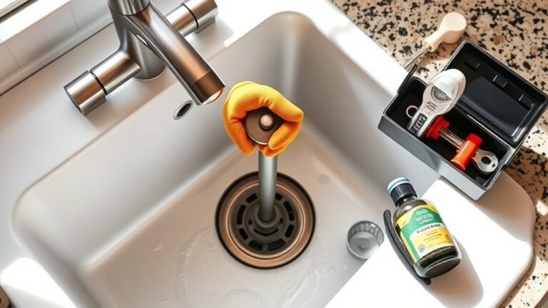 unclogging kitchen sink techniques